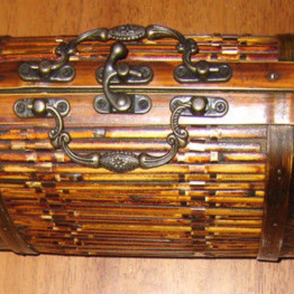 Vintage Antique Unique Style Basket Handbag